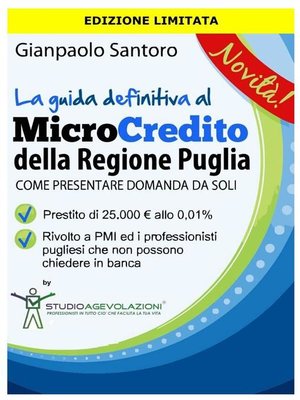 cover image of La Guida definitiva al Microcredito Regione Puglia